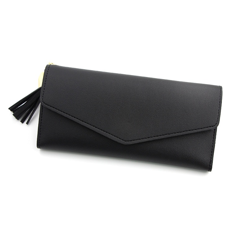 Ví Nữ Dài Đính Núm Tua Xinh Xắn Giá Đỡ