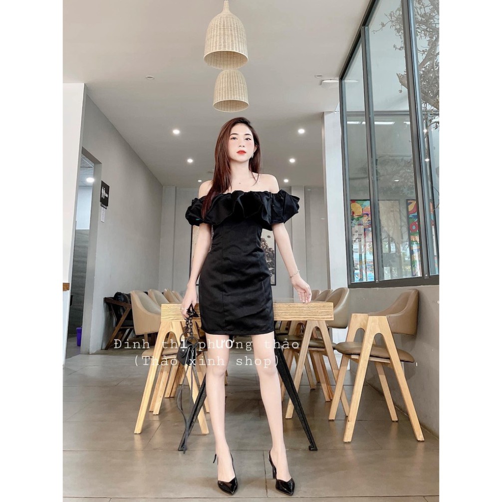 Váy Trễ Vai Tay Bồng Xinh Xắn / Đầm Ôm Cực Sexy Tôn Dáng | BigBuy360 - bigbuy360.vn