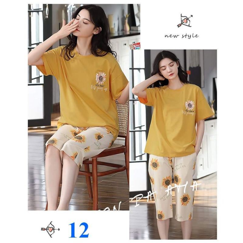 Bộ quần áo ngủ họa tiết MS 001 | BigBuy360 - bigbuy360.vn