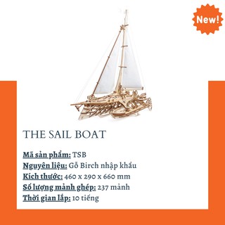Mô hình thuyền buồm - the sail boat