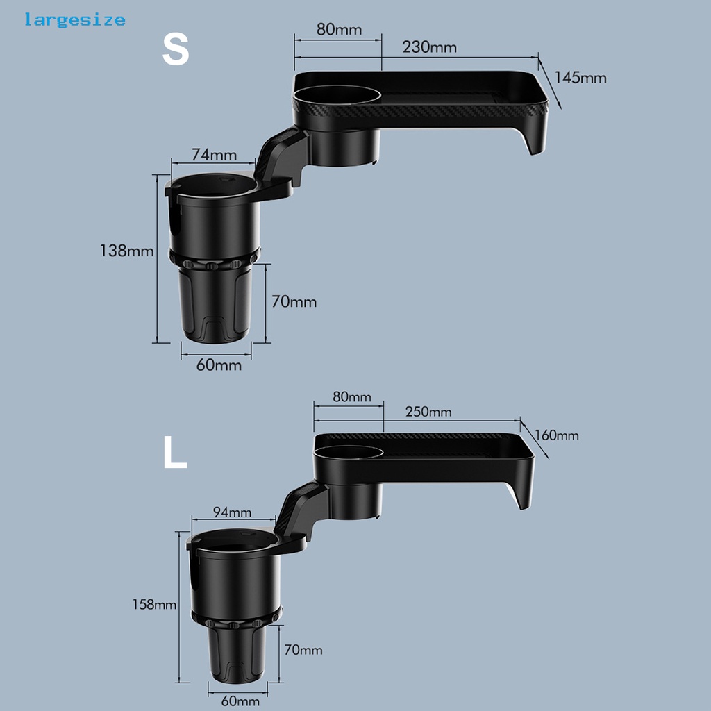 Giá Đỡ Cốc Nước Xe Hơi Xoay 360 Độ Tùy Chỉnh Tiện Dụng