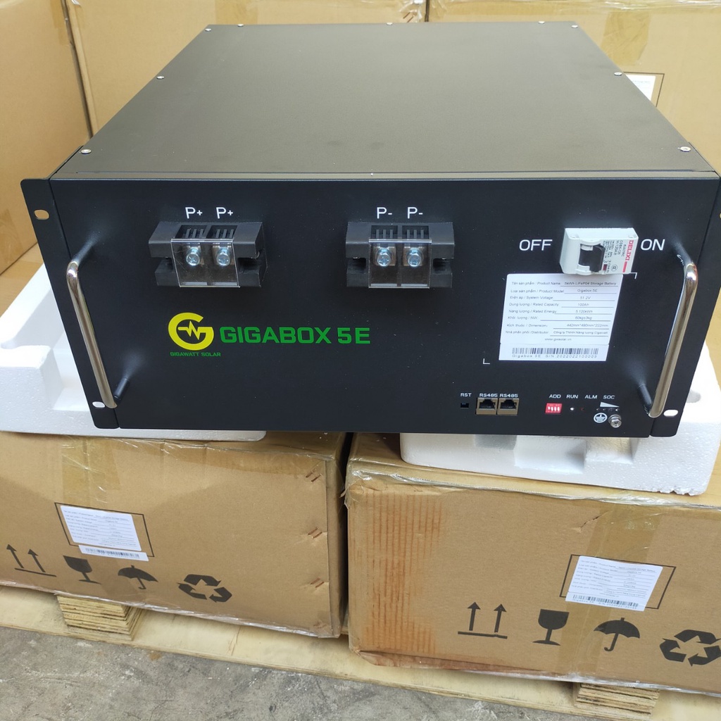 Pin Lithium Gigabox 5E 48V 100Ah