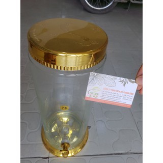Bình ngâm sâm thủy tinh 7.8 lít _hàng việt nam