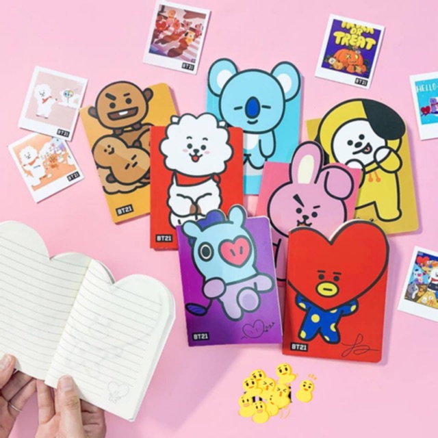 Sổ Tay Mini BT21/BTS