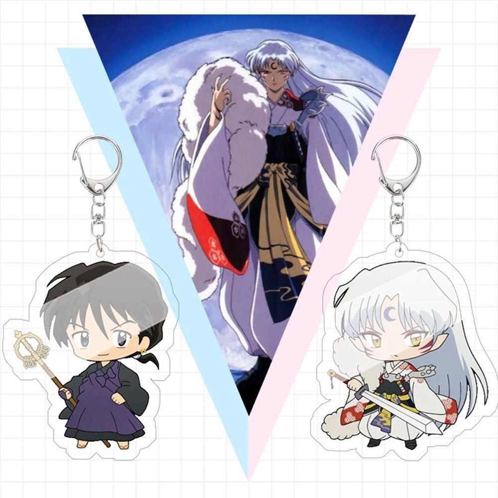 LANFY Móc Khóa Nhựa Acrylic Hình Nhân Vật Hoạt Hình Inuyasha