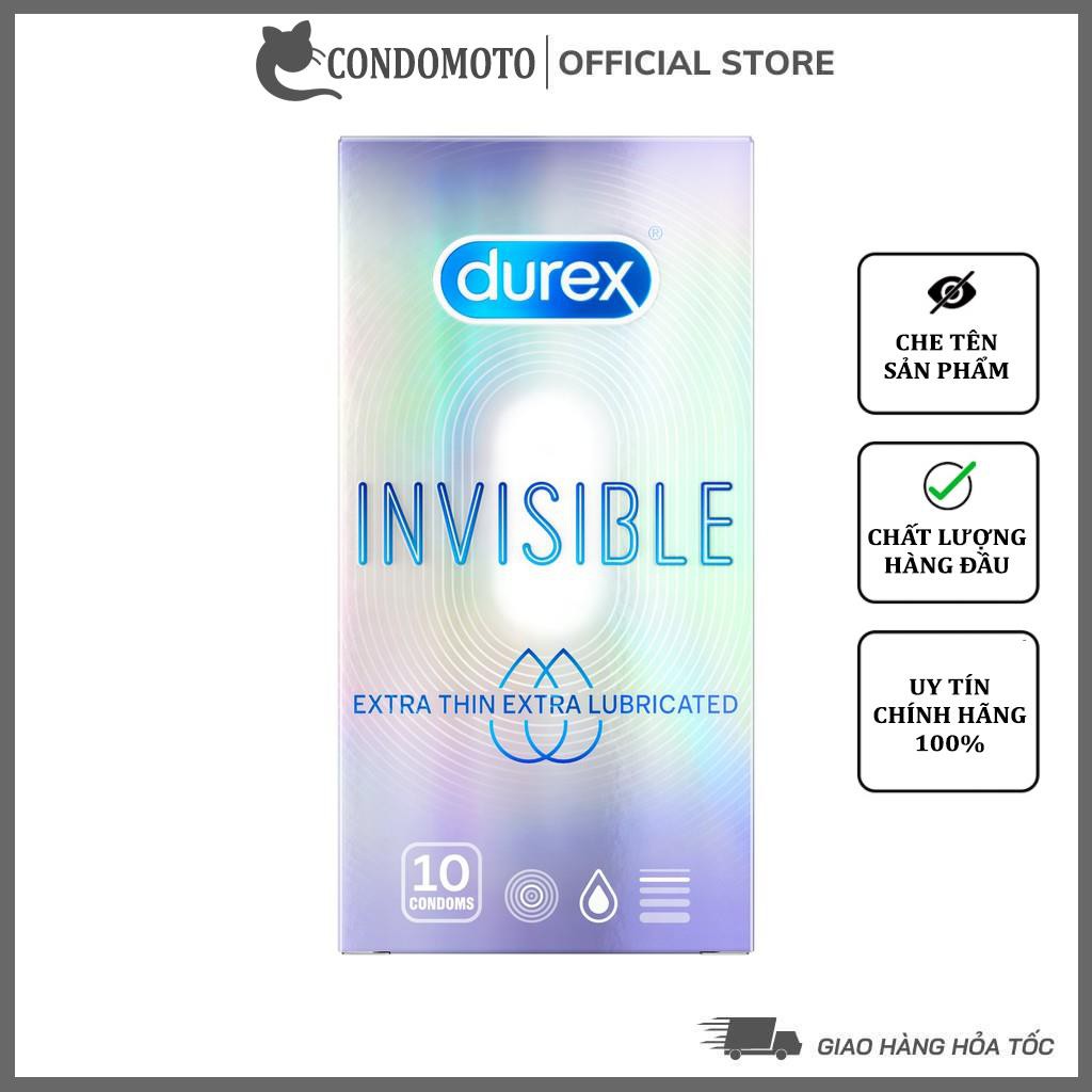 Bao cao su Durex Invisible Extra Thin Extra Sensitive.Bcs SIÊU MỎNG 52mm