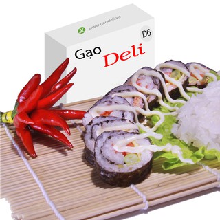 Gạo Sạch Dẻo Thơm Deli D6 - 5kg - [Gạo Vua]