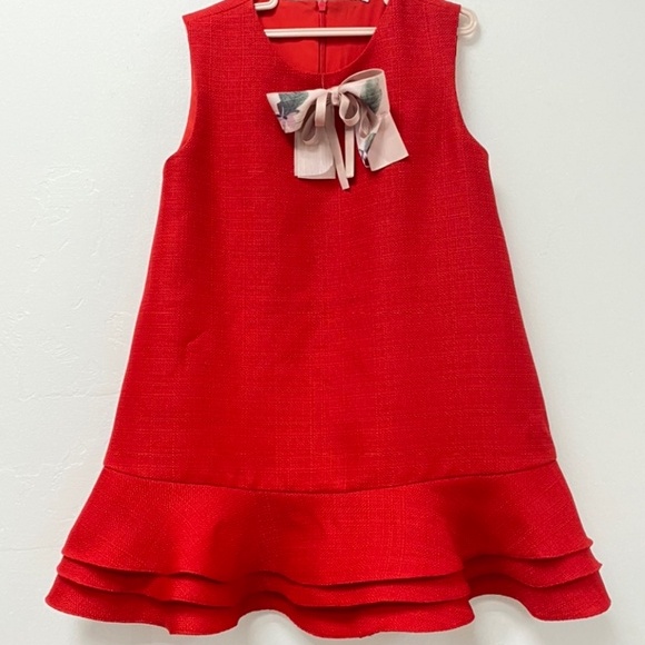Đầm tweed dáng suông bé gái IVY moda MS 41G1413