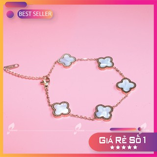 Lắc Tay ⚡ HOT TREND ⚡ - Cỏ 4 Lá - Tình Yêu - May Mắn - Nữ Tính - Phù Hợp Cho Chị Em Dạo Phố - Tay Nàng Xinh - MS383940