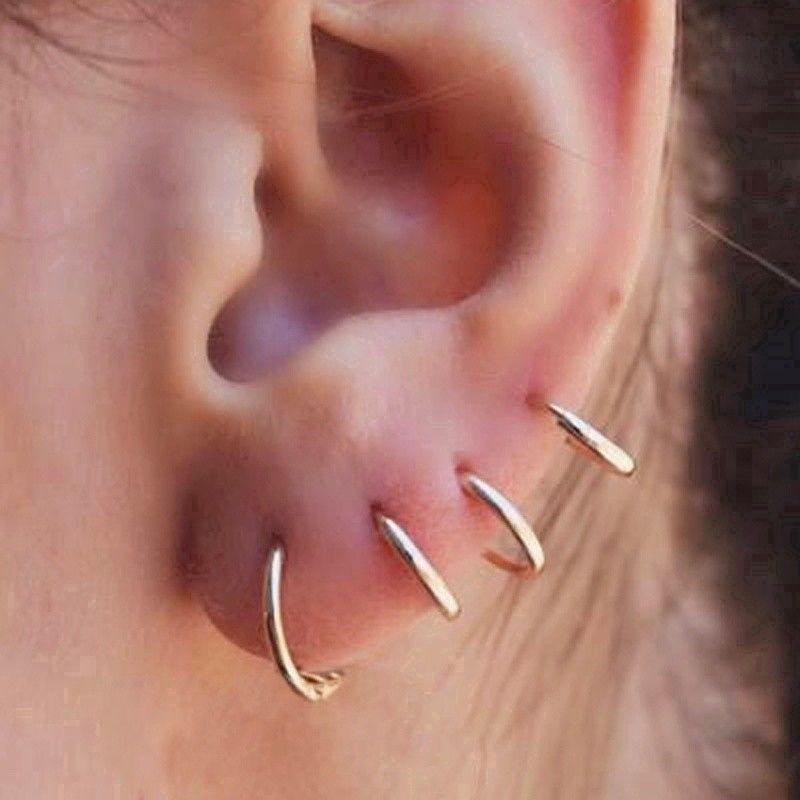 Cod In Stock New Hoa tai kiểu dáng đơn giản phong cách Hàn Quốc cho nữ