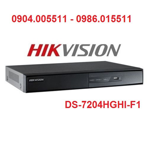 Đầu Ghi Hình 4 Camera HIKVISION DS-7204HGHI-F1 - Chính hãng Full VAT