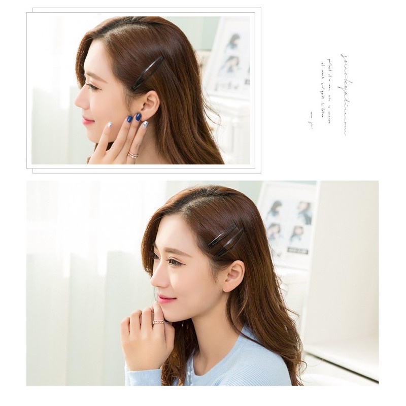 Vỉ 12 chiếc kẹp tóc, kẹp tóc mái siêu xinh