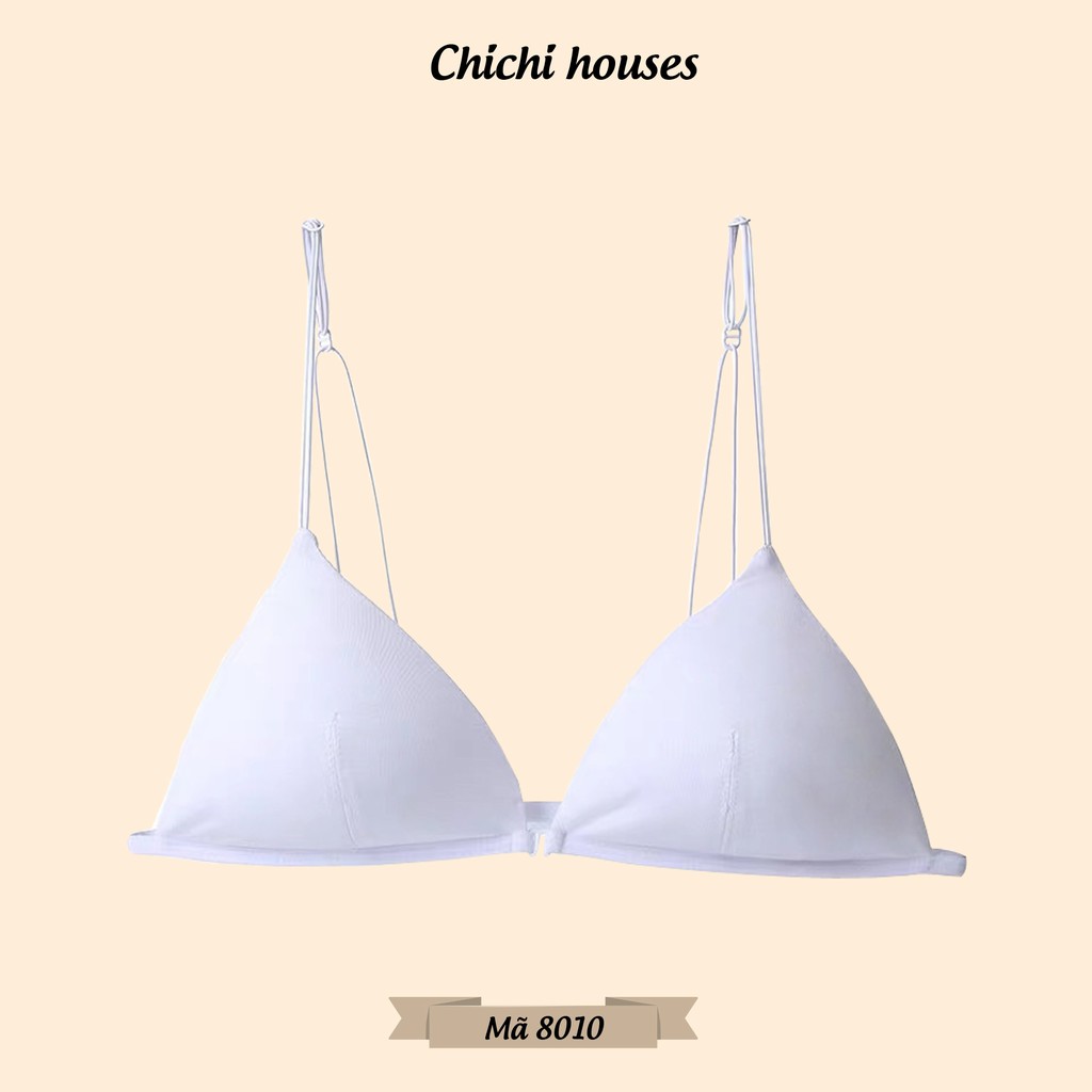 Áo bra cotton cài trước dây mảnh siêu mềm siêu mát mã 8010 | BigBuy360 - bigbuy360.vn