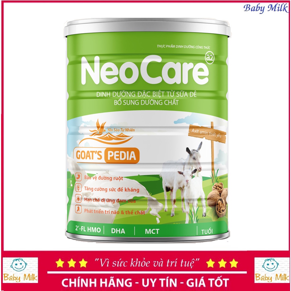 Sữa dê Deligold, NeoCare Goat pedia 900g (mẫu mới)