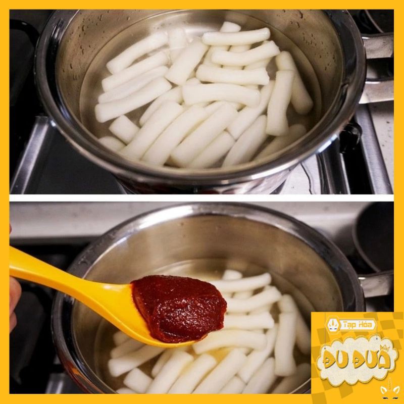 [Có sẵn] Bánh Gạo Cay Tự Sôi Tteokbokki 320g Siêu Cay Thơm Ngon