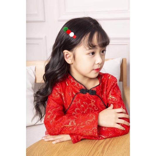 SÉT 10 CẶP TÓC NOEL SIÊU CUTE CHO BÉ GÁI