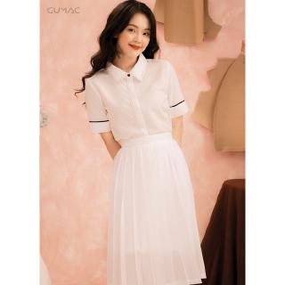 Chân váy nữ dập ly GUMAC CV22050