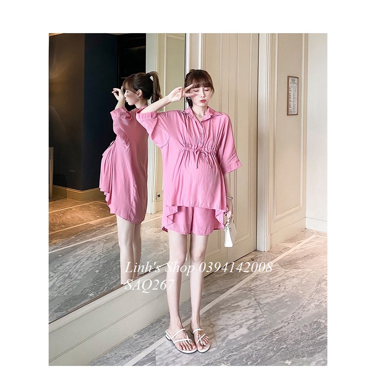 Set Áo Quần Bầu Bộ Bầu Xinh SAQ267