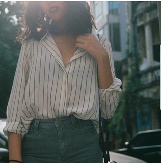 Áo sơ mi kẻ sọc dọc
