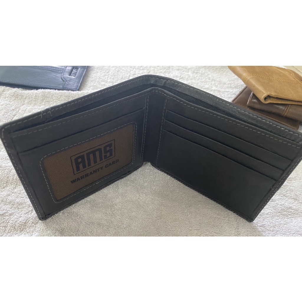 Ví nam da bò thật, bảo hành 1 năm, hoàn nếu phát hiện hàng không phải da thật