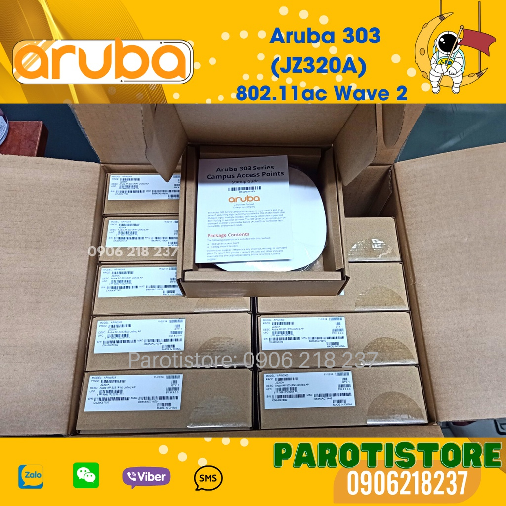 Thiết bị Wifi Access Point Aruba AP-303 .Hàng chính hãng cao cấp _ parotistore AP303
