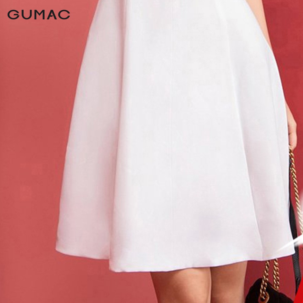 [Mã WAGU12 giảm 20% tối đa 50k đơn 150k] Đầm cúc tay trang trí GUMAC DA9247 | BigBuy360 - bigbuy360.vn