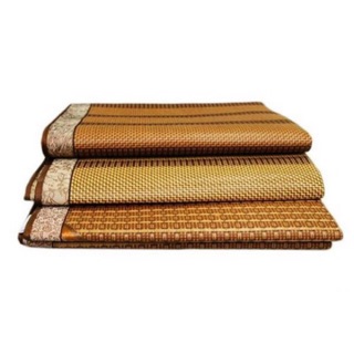 Chiếu Điều Hoà Sợi Mây Lót Lụa Cao Cấp Chiếu Có Chun Cài Góc Cao cấp Hàng Loại 1