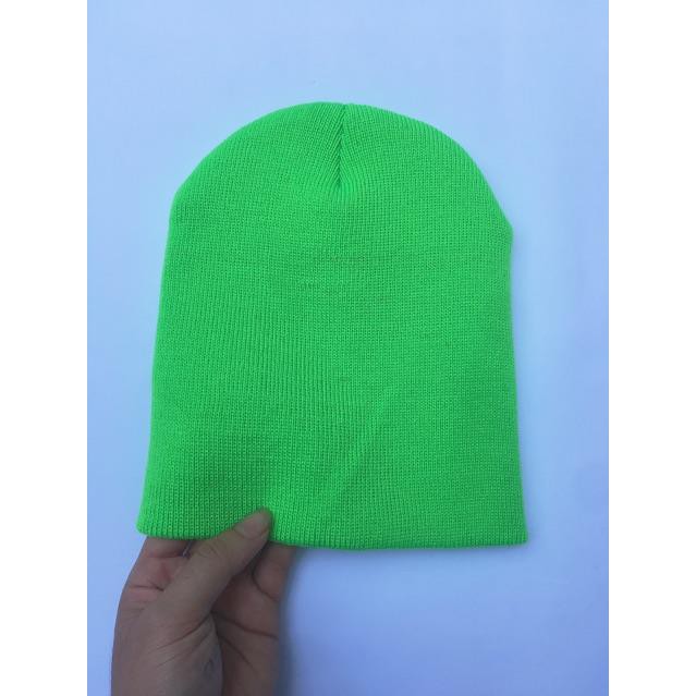 Mũ Len Beanie Trơn Dáng Ngắn 21cm (Sỉ Tận Xưởng)