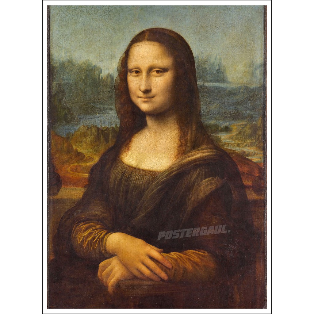 Tranh Treo Tường In Hình Mona Lisa Fjp43-47 X 65 cm