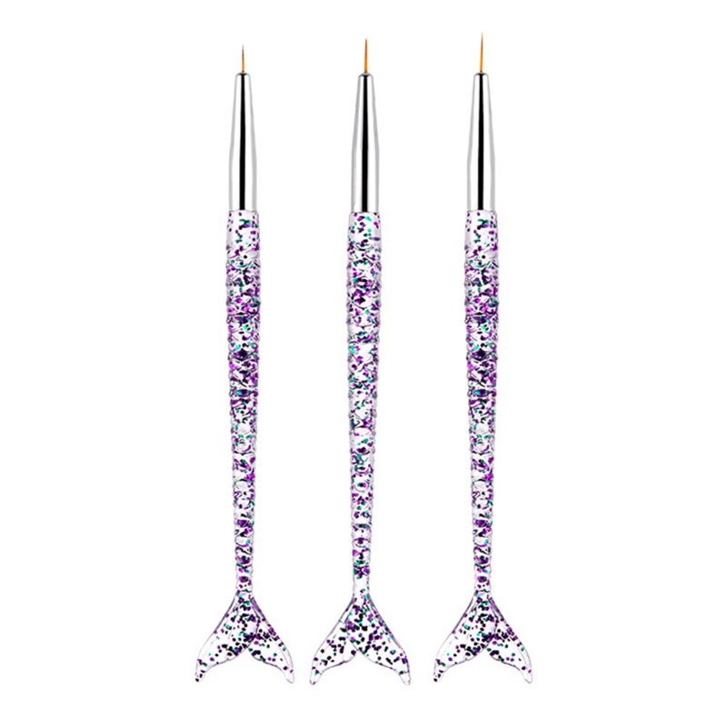 Set 3 Cọ Vẽ Trang Trí Móng Tay Nghệ Thuật Chuyên Dụng Cho Salon