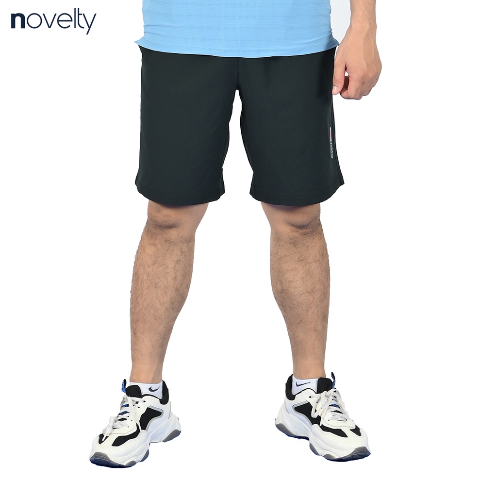 Quần Short Thể Thao Nam Novelty Màu Đen Form Classic 220103N