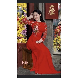 Áo dài may sẵn in 3d