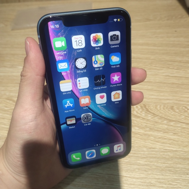 Điện thoại Iphone XR 2 sim 64g mất face ID Fullbox mới 98%