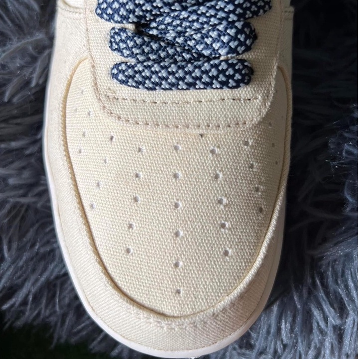 Giày thể thao af1 canvas navy, giày sneaker vải canvas nam nữ đủ size bản Trung