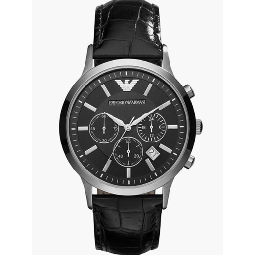 Đồng Hồ Nam EMPORIO ARMANI AR2447 Classic Chronograph Black Dial