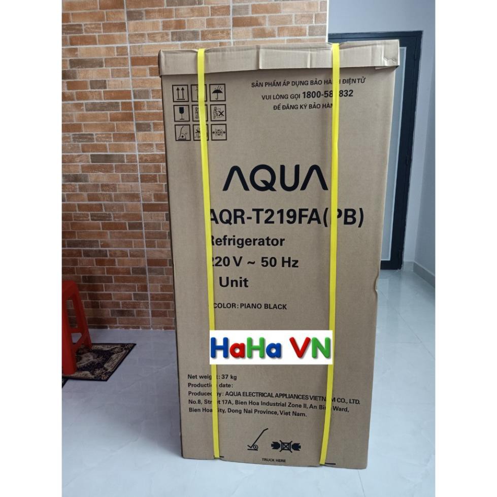 GIẢM THÊM - ẢNH THẬT- T219FA (PB) -Tủ lạnh Aqua AQR-T219FA(PB) Inverter 186 lít-CHÍNH HÃNG -MỚI 1000%-miễn phí TPHCM