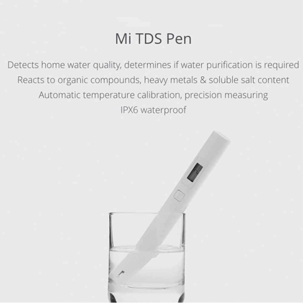 Xiaomi TDS bút kiểm tra chất lượng nước đo nồng độ dung dịch thủy canh đo độ đục của nước xiaomi TDS
