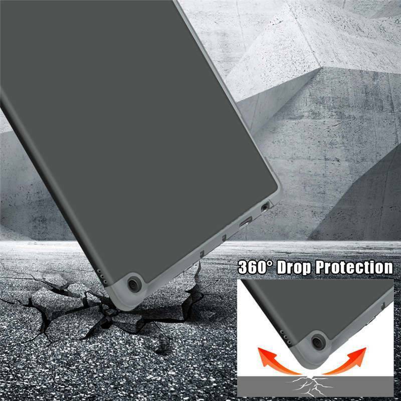 Bao da máy tính bảng nắp gập chống sốc thông minh cho Amazon Kindle Fire Hd 10 Plus 2021 11th 10.1"
