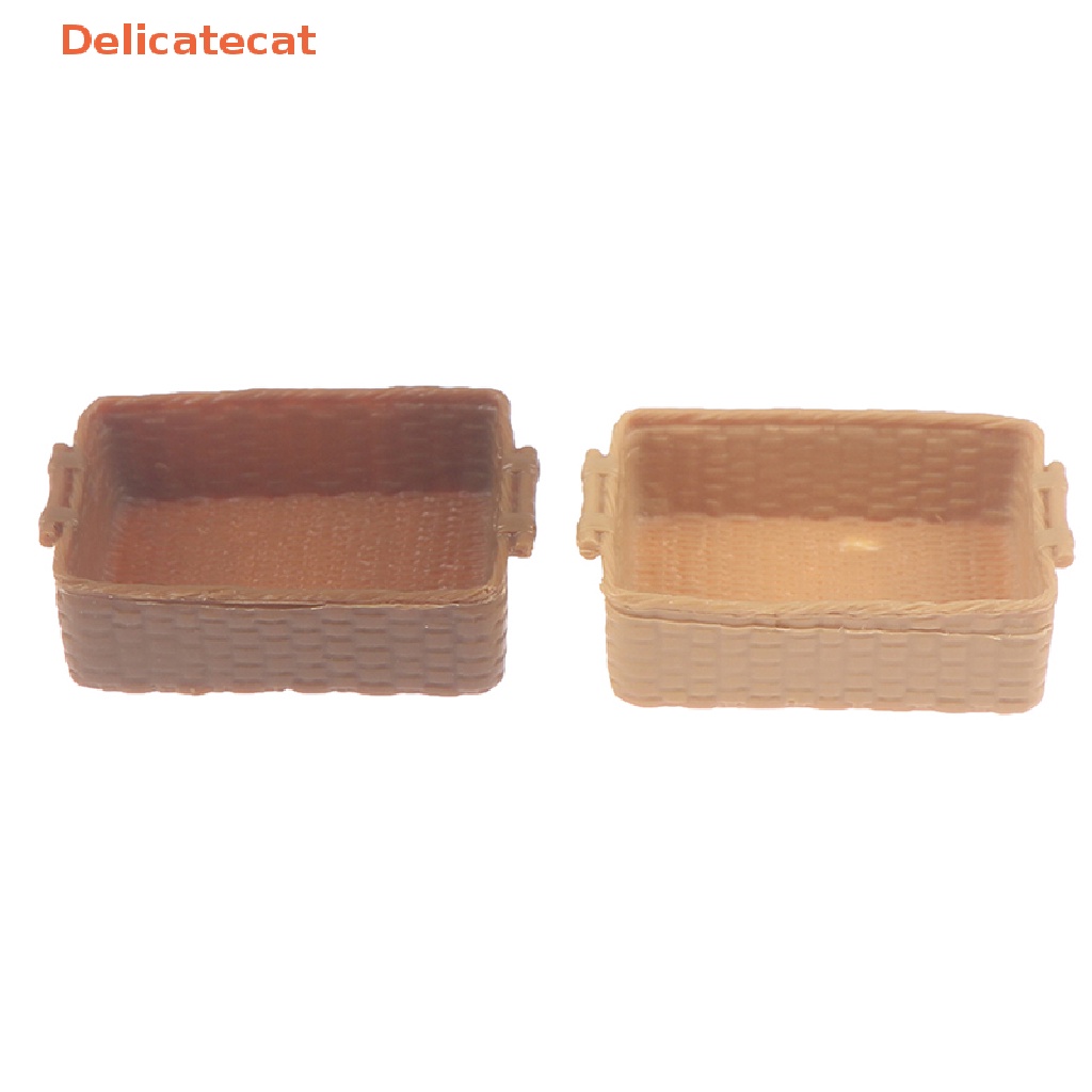 Giỏ Đựng Thức Ăn Bằng Nhựa Resin Tỉ Lệ 1 / 12 Trang Trí Nhà Búp Bê