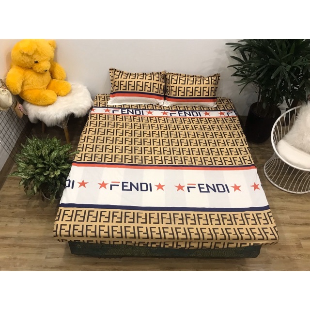 Bộ Ga Gối 3 Món Cotton Poly - Fendy