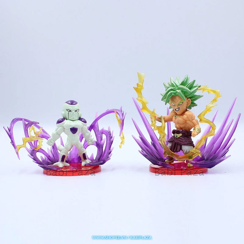 [7 Dragon Ball] Set 9in1 mô hình nhân vật 7 viên ngọc rồng - Songoku - Cadic - Xayan