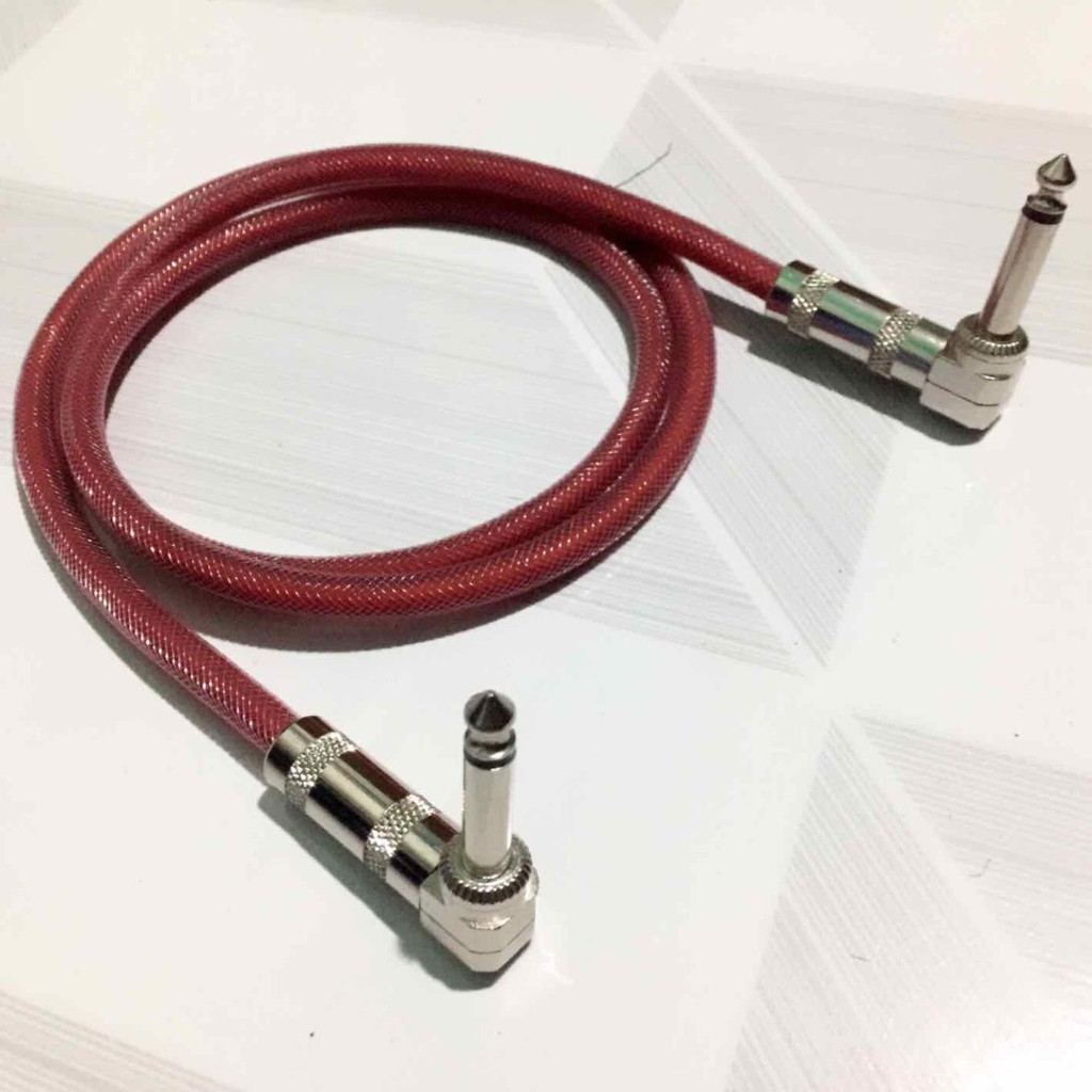 Dây 2 đầu rắc 6 ly cong dây tín hiệu âm thanh Jack 6 ly