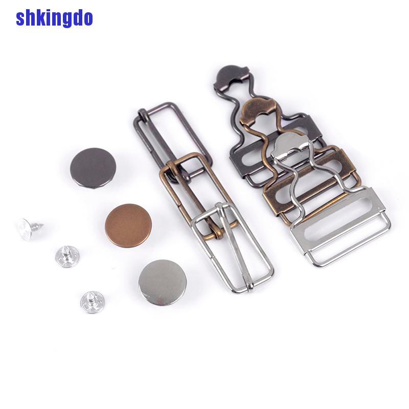 1 Bộ nút kim loại nút cài cho quần yếm denim