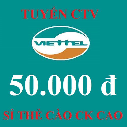 Thẻ Viettel 50k