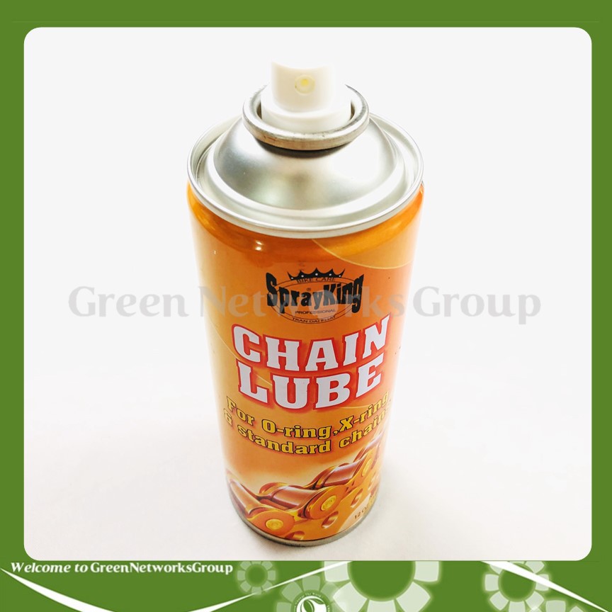 Chai Xịt Bôi trơn sên SprayKing Chain Lube 400ml Greennetworks