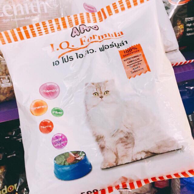 Thức ăn hạt  Apro IQ Formula dành cho mèo 500g - thức ăn hạt dinh dưỡng, thơm ngon cho mèo - Kitty Pet Shop Bmt