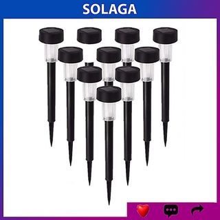 Đèn trang trí sân vườn đổi màu năng lượng mặt trời (hộp 10 chiếc) SOLAGA HT410D