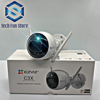 Camera EZVIZ C3X- full hd, đàm thoại hai chiều, còi hú, đèn flash, báo động qua điện thoại tích hợp trí tuệ nhân tạo