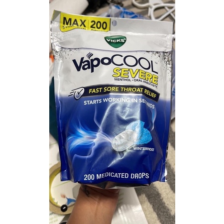 Kẹo ngậm Vicks VapoCOOL 200v