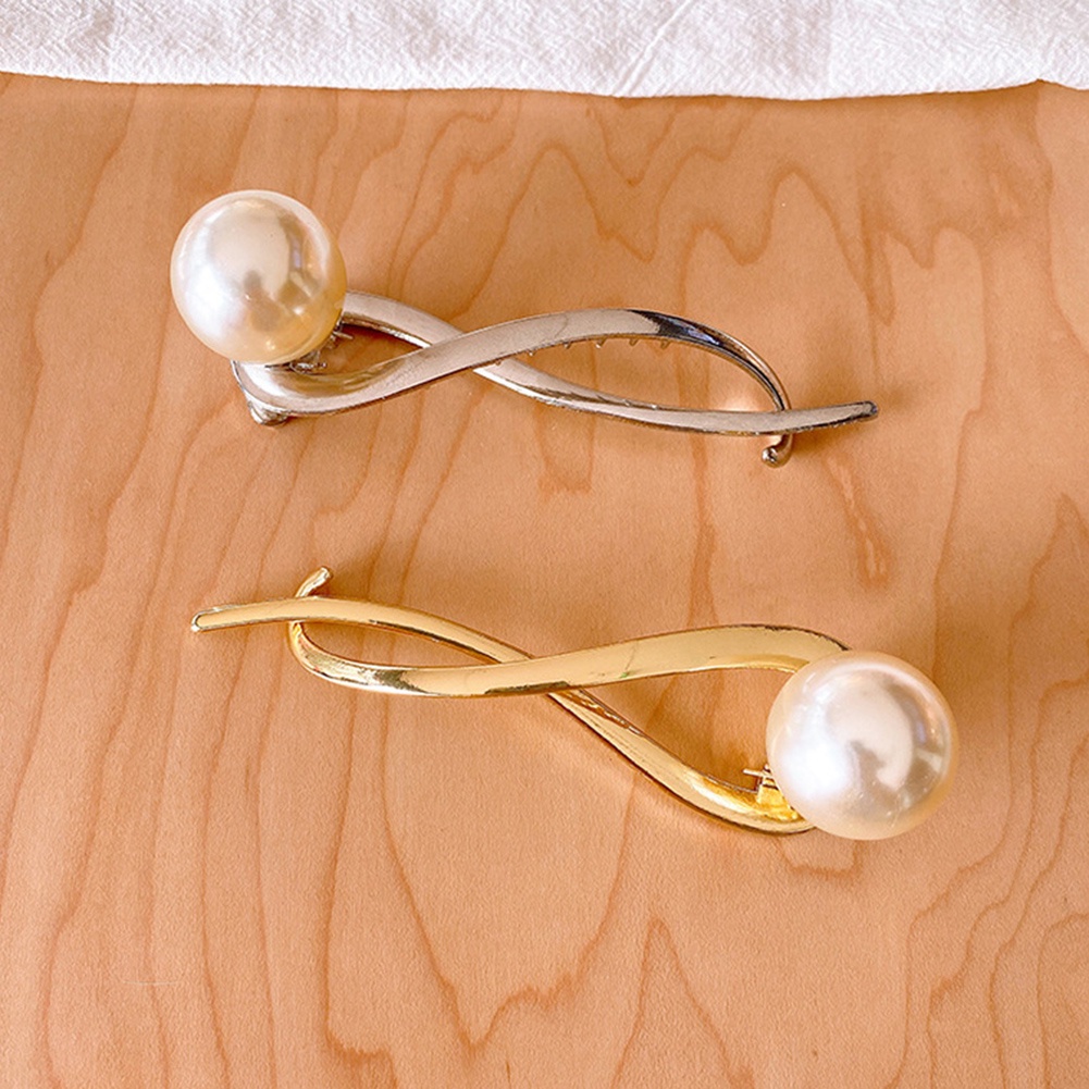 Kẹp Tóc Đính Ngọc Trai Thời Trang Cho Nữ